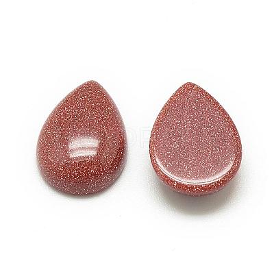 Synthetic Goldstone Cabochons G-R417-13x18-47-1