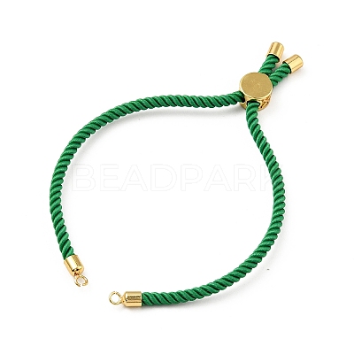 Half Finished Twisted Milan Rope Slider Bracelets FIND-G032-01G-08-1