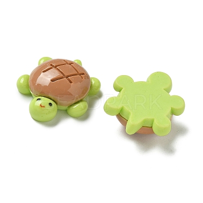 Opaque Resin Cabochons RESI-M047-01G-1