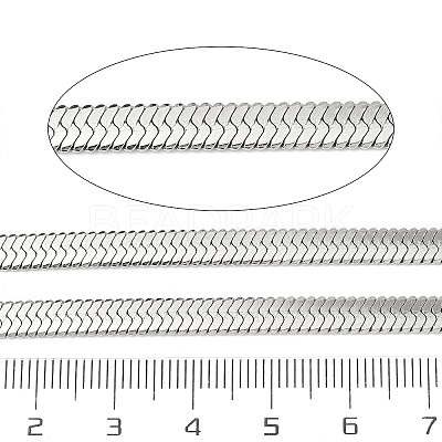 Brass Herringbone Chains CHC-C011-01D-P-1