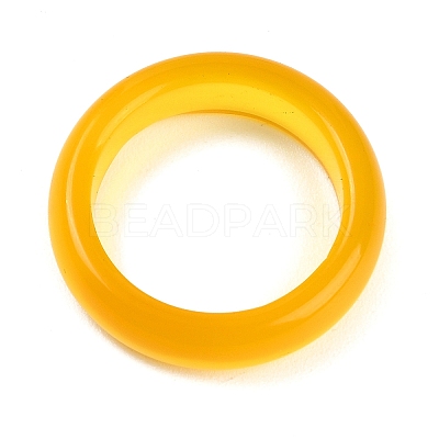 Dyed & Heated Natural Agate Finger Rings for Women RJEW-Z075-02A-1