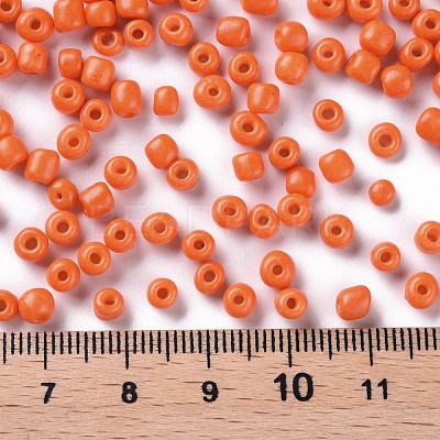 Baking Paint Glass Seed Beads SEED-US0003-3mm-K4-1