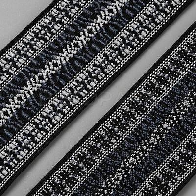 Ethnic Style Polyester Jacquard Ribbons SRIB-WH0011-258A-1