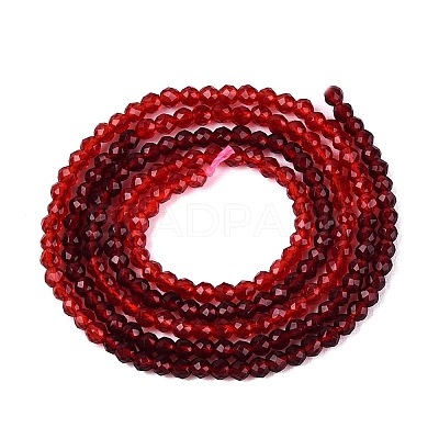 Transparent Glass Beads Strands GLAA-N074-01A-19-1