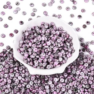 Picasso Glass Seed Beads SEED-N010-01K-1