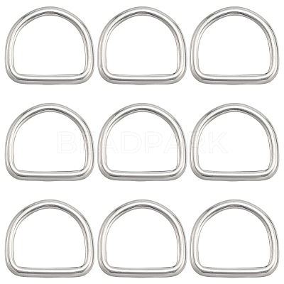 304 Stainless Steel D Rings STAS-CP0001-05C-1