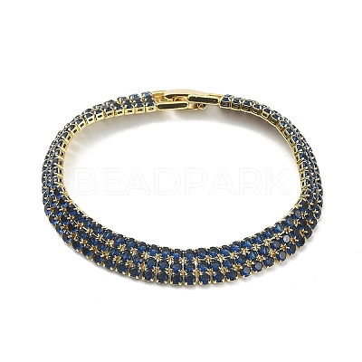 Cubic Zirconia Tennis Bracelets for Women Girl Gift BJEW-F450-04G-04-1