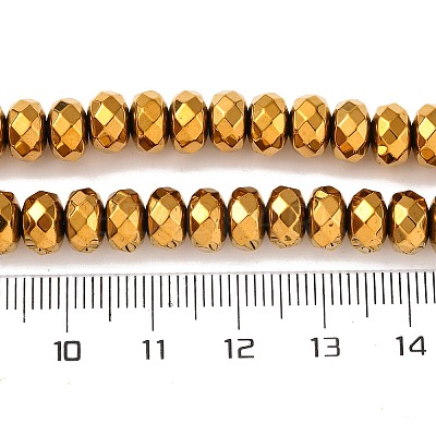 Electroplate Non-magnetic Synthetic Hematite Beads Strands X-G-J160-E-02-1