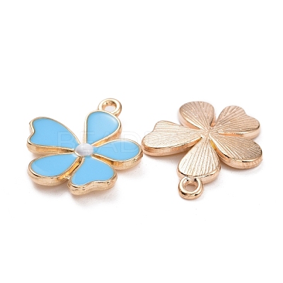 Alloy Enamel Pendants ENAM-R058-01-1