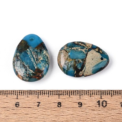 Dyed Natural Imperial Jasper Pendants G-Q601-08D-1