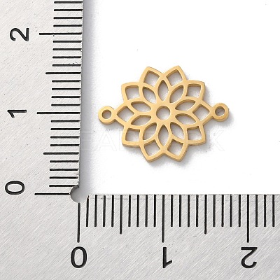 304 Stainless Steel Hollow Chakra Links STAS-S149-05B-1