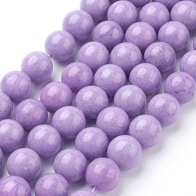 Natural Mashan Jade Round Beads Strands X-G-D263-10mm-XS24-1