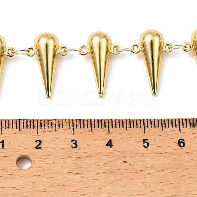 304 Stainless Steel Teardrop Link Chains CHS-G042-07G-1