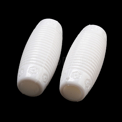 Opaque Acrylic European Beads SACR-L007-005D-1