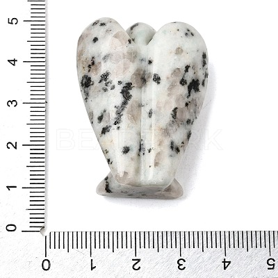 Natural Sesame Jasper Angel Figurine DJEW-N006-01A-39-1