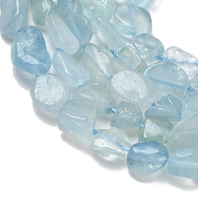 Natural Aquamarine Beads Strands G-K203-46-1