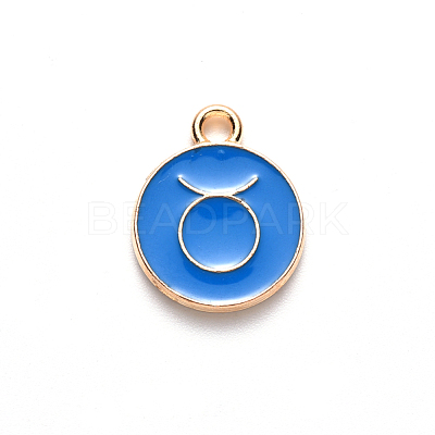 Alloy Enamel Pendants ENAM-S124-01B-02C-1