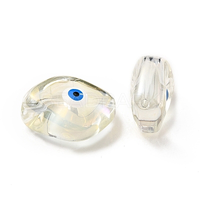 Transparent Glass Beads GLAA-F121-01H-1