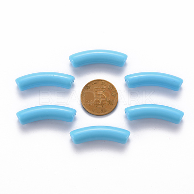Opaque Acrylic Beads X-MACR-S372-002B-S012-1