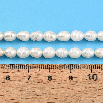 Natural Cultured Freshwater Pearl Beads Strands PEAR-N012-05Y-01-1