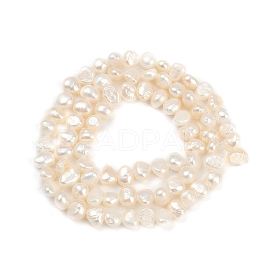 Natural Cultured Freshwater Pearl Beads Strands PEAR-P064-19D-08A-1