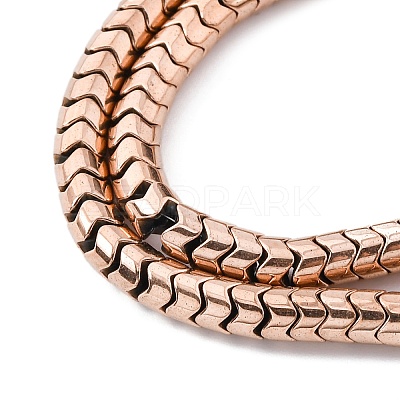 Electroplated Non-magnetic Hematite Beads Strands G-P571-E01-01-1