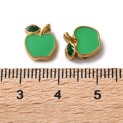 304 Stainless Steel Enamel Charms STAS-B100-06G-01-1