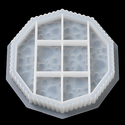DIY Jewelry Plate Storage Silicone Molds DIY-F148-03C-1