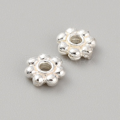 925 Sterling Silver Spacer Beads STER-WH0016-13C-1