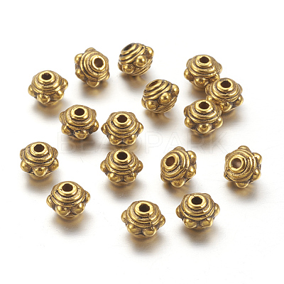 Tibetan Style Alloy Spacer Beads LS-GLF1017Y-1