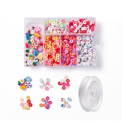 DIY Cake Theme Bracelet Making Kit DIY-FS0002-88-1