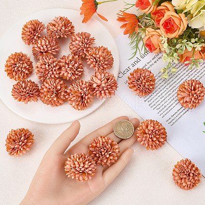20Pcs Chrysanthemum Flower Ornaments AJEW-CN0003-07D-1