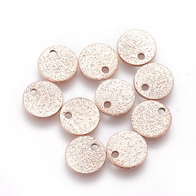 Ion Plating(IP) 304 Stainless Steel Charms STAS-E455-02RG-8mm-1