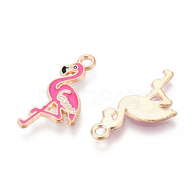 Marine Animals Alloy Enamel Pendants ENAM-T022-34F-1
