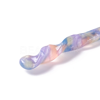 Cellulose Acetate(Resin) Hair Sticks OHAR-C005-02J-1