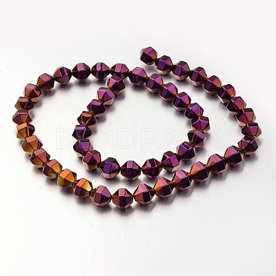 Electroplate Non-magnetic Synthetic Hematite Bead Strands G-F300-29B-04-1
