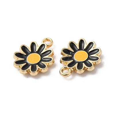 Eco-friendly Alloy Enamel Charms X-PALLOY-M212-09G-1
