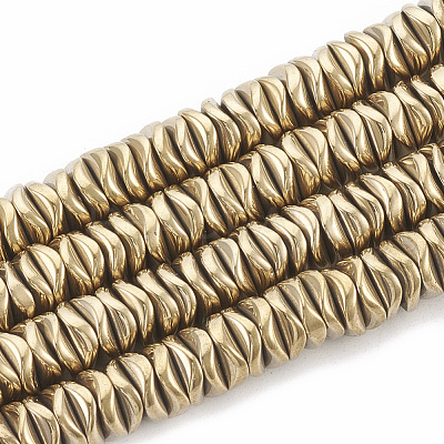 Electroplate Non-magnetic Synthetic Hematite Beads Strands X-G-N0321-07K-1