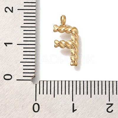 PVD Vacuum Plating 304 Stainless Steel Pendants STAS-S148-28G-F-1