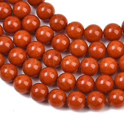Dyed Natural White Jade Beads Strands GG-CBAD029-A03-8mm-1