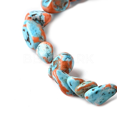 Dyed Natural Magnesite Beads Strands G-L617-A01-01-1