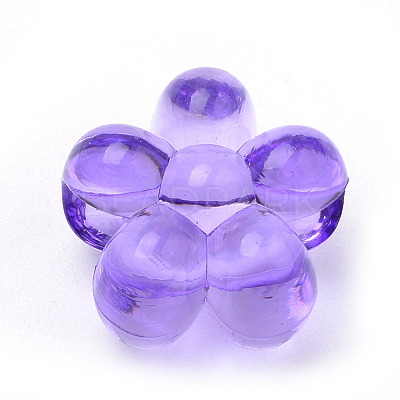 Transparent Acrylic European Beads X-TACR-S144-14-1