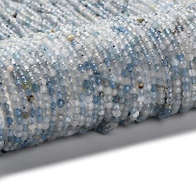 Natural Aquamarine Beads Strands G-RM2025-A17-2mm-1