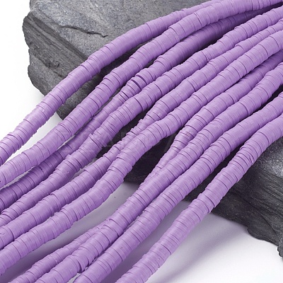Handmade Polymer Clay Beads X-CLAY-R067-6.0mm-01-1