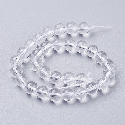 Natural Quartz Crystal Beads Strands G-C175-6mm-2-1
