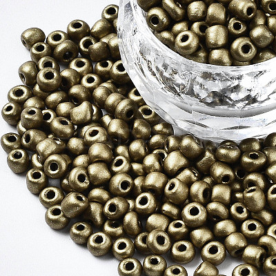 6/0 Glass Seed Beads SEED-S058-A-F216-1