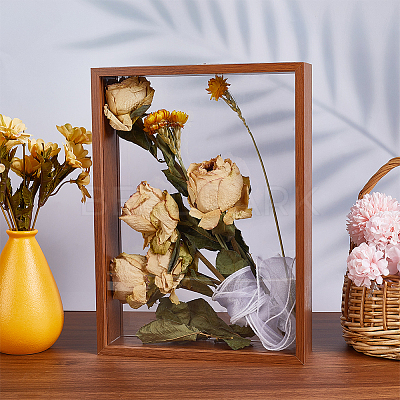 Rectangle Wood Photo Frame Stand AJEW-WH20003-11A-1