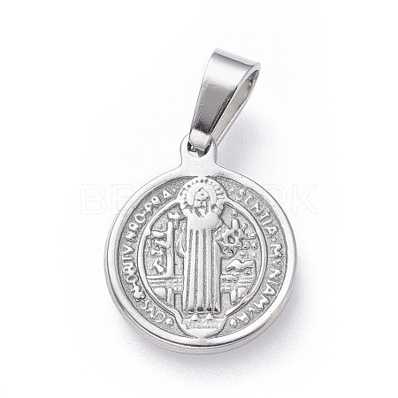 Non-Tarnish 304 Stainless Steel Pendants X-STAS-H458-36P-D-1
