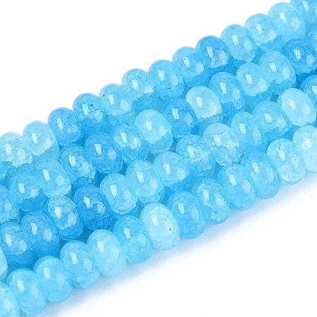 Glass Beads Strands GLAA-N059-5x8mm-06-1