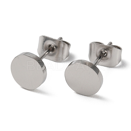 304 Stainless Steel Stud Earrings for Women EJEW-F325-01A-P-1